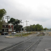 Hagerstown Railroad - Mulberry & Manila Avenue Crossing