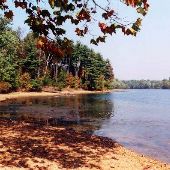 Loch Raven Reservoir - Old Picnic Area near fishing boat house