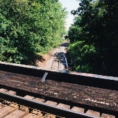 Maryland Midland Railway - Bridge over Railroad Tracks